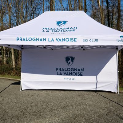 Tente pliante 3x4,5m personnalisée Pralognan La Vanoise