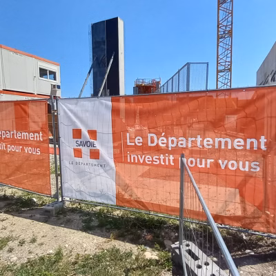 Bâches Héras Département de la Savoie