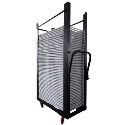 Chariot de rangement pour chaises pliantes