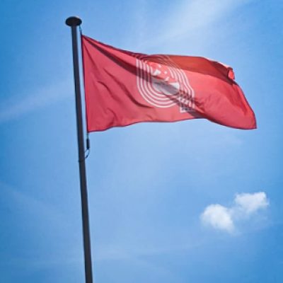 Drapeau pavillon AHSA (Annecy Haute-Savoie Athlétisme)