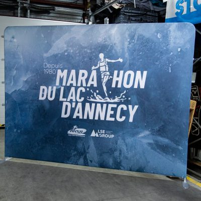 Stand tubulaire plat AHSA - Marathon du Lac d'Annecy recto